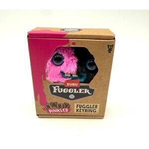 Fuggler Baby Pinkles 3.5" HEARTY MCFARTY Pink Black Keychain Keyring Brand New